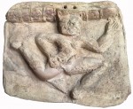  PINAX CON FIGURA DI SILENO 