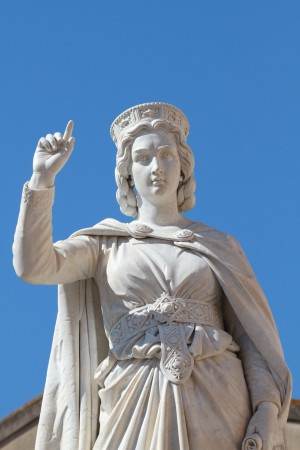 Monumento ad Eleonora d’Arborea. Foto di Gianfranco Casu_SarGea. © Archivio Fotografico MuseoOristano
