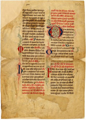 Archivio Storico del Comune di Oristano, Frammento membranaceo n. 258. © Archivio Fotografico Comune Oristano