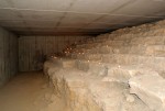 Tombe Bizantine - porzione della scalinata dell’antico sagrato